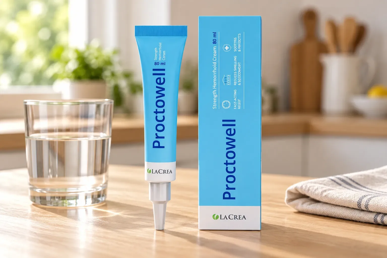 Proctowell — Verpackung im Alltag