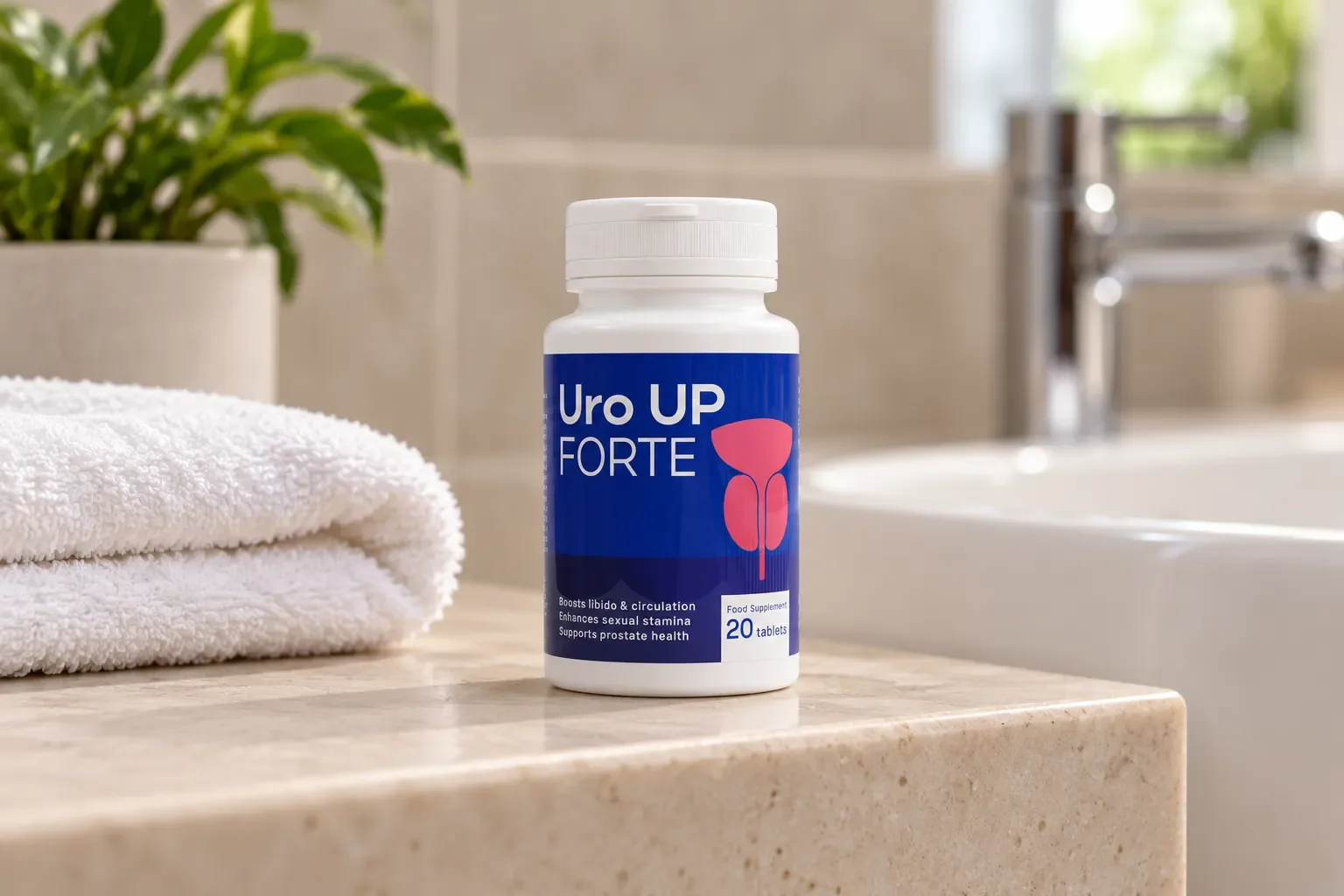 Uro UP Forte — Verpackung im Alltag